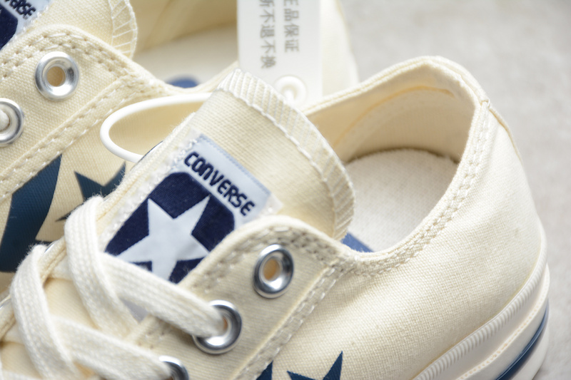 One Star Shoes White/Navy Blue 9