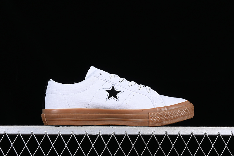 Converse One Star Pro Low White/Black/Dark Gum 5