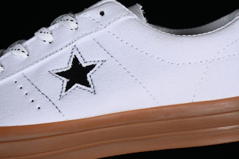 Converse One Star Pro Low White/Black/Dark Gum 21