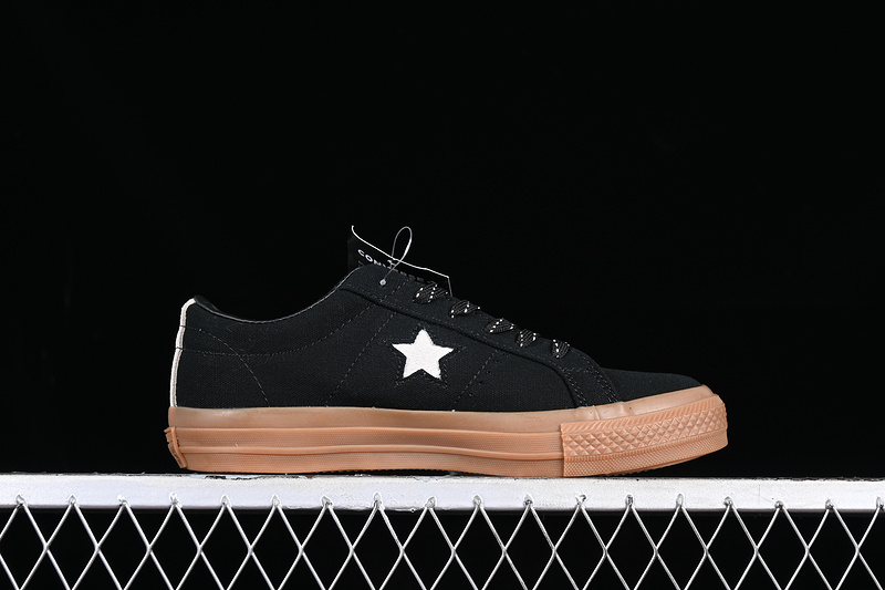 Converse One Star Pro Low Black/White/Dark Gum 3