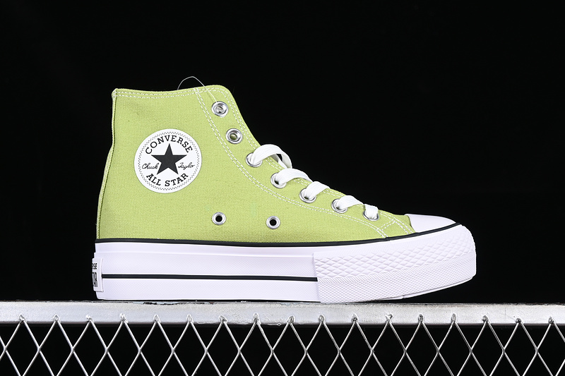 Converse All Star Lift White/Black/Green 17