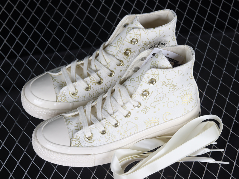 Chuck 70 High Golden Elements Egret/Light Gold/Black 21