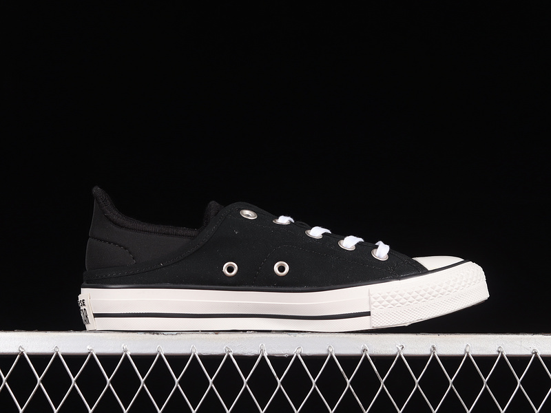 Chuck Taylor All Star Low Crush Heel Black/White/Egret 3