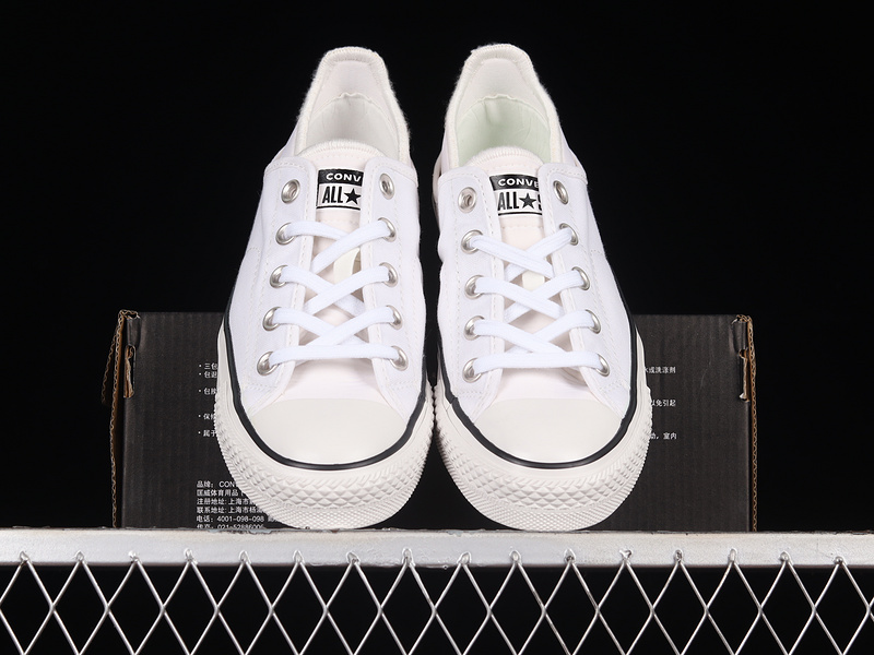 Chuck Taylor All Star Low Crush Heel White/White/Egret 19