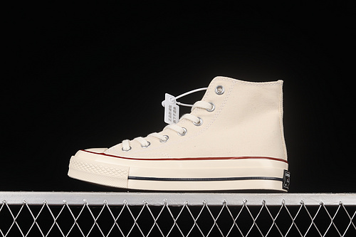 Chuck Taylor All-Star 70S High Top Parchment Beige/Beige/Red 7