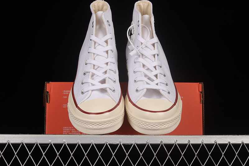 Chuck Taylor All-Star 70S High Ox White/Black/Egret 25