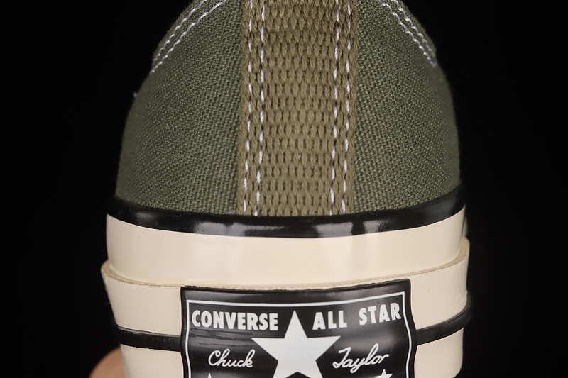 Chuck Taylor All-Star 70S Low Ox Field Surplus/Black/Egret 11