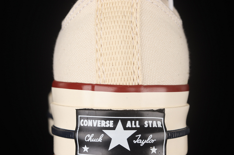 Chuck Taylor All-Star 70S Low Top Parchment Beige/Beige/Red 17