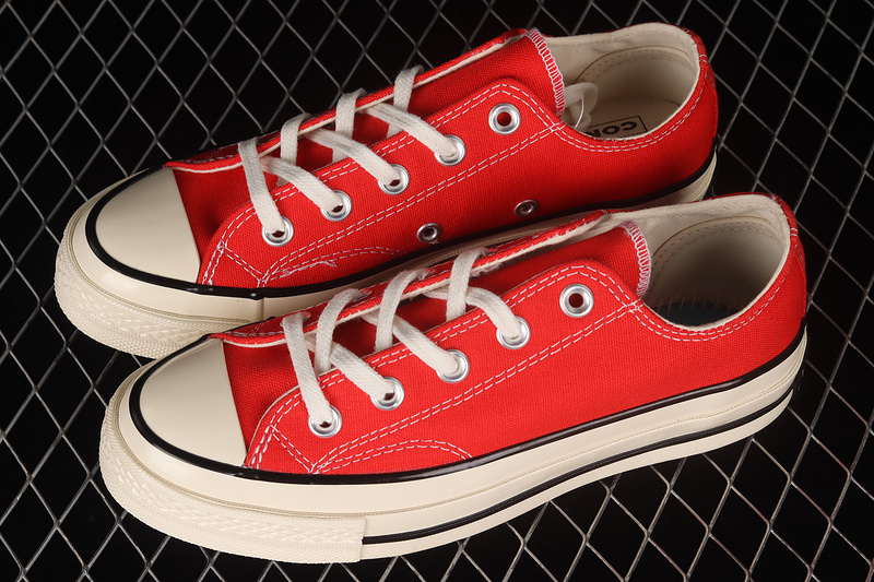 Chuck Taylor All-Star 70S Low Top Enamel Red/Egret/Black 5