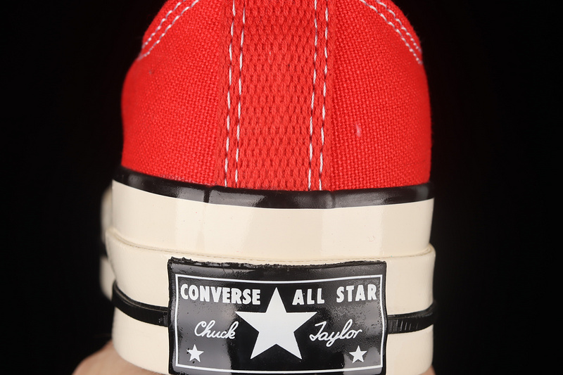 Chuck Taylor All-Star 70S Low Top Enamel Red/Egret/Black 15