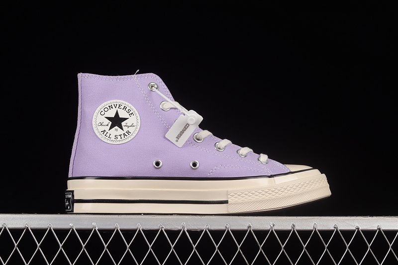 Chuck Taylor All-Star 70S High Ox Washed Lilac/Egret/White 25