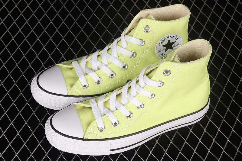 Chuck Taylor All Star Seasonal Color High Top Lt Zitron/Egret/Black 7