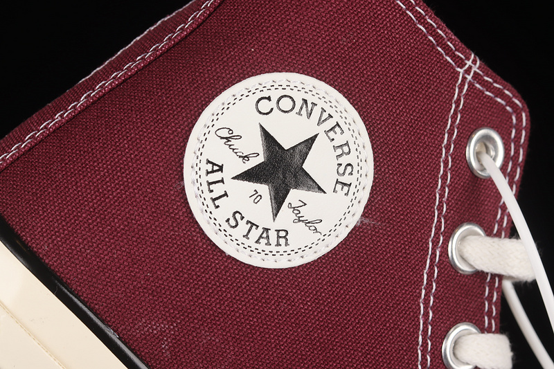 Chuck Taylor All-Star 70S High Recycled Canvas Deep Bordeaux/Egret 21