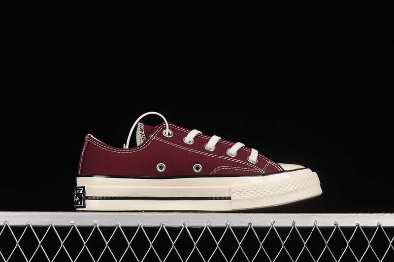 Chuck Taylor All-Star 70S Low Recycled Canvas Deep Bordeaux/Egret 15