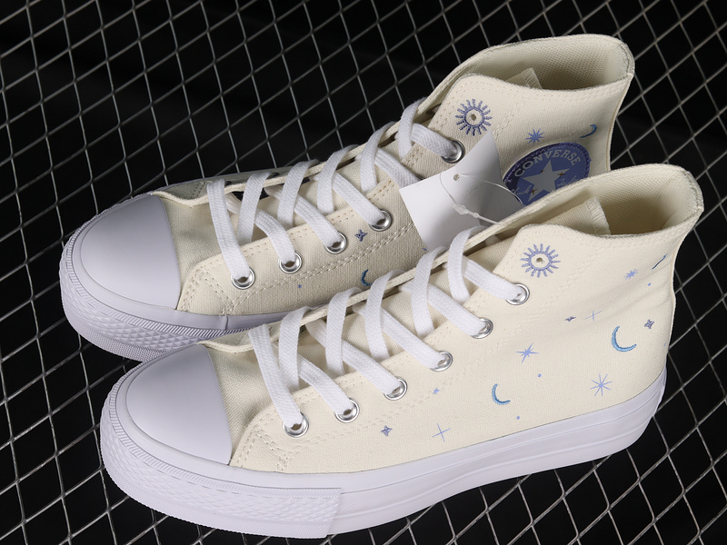 Chuck Taylor All Star Lift Cream Purple/Egret/White 15