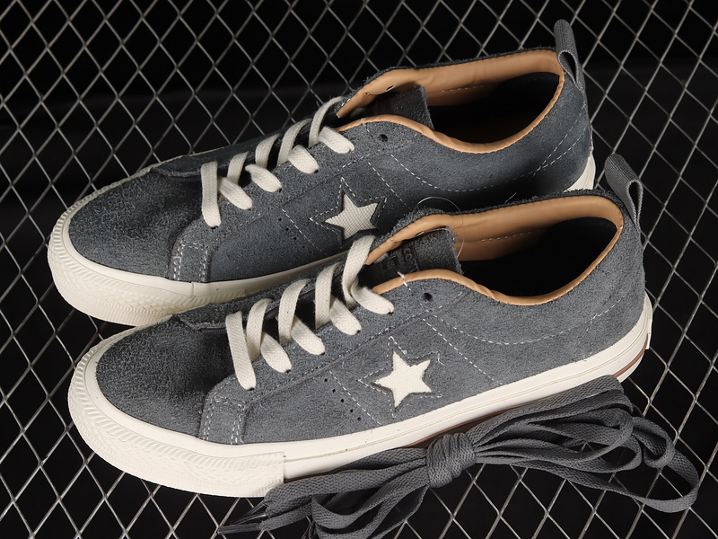 One Star Pro Vintage Suede Low Cyber Grey/Egret/Champagne Tan 23