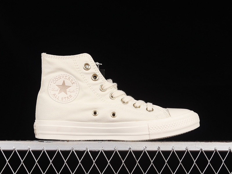 Chuck Taylor All Star High Egret/Egret/Light Gold 23