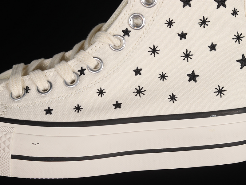 Chuck Taylor All Star Lift Platform High Egret/Black/Moonstone Violet 23