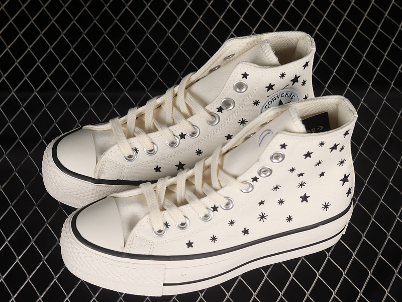 Chuck Taylor All Star Lift Platform High Egret/Black/Moonstone Violet 29