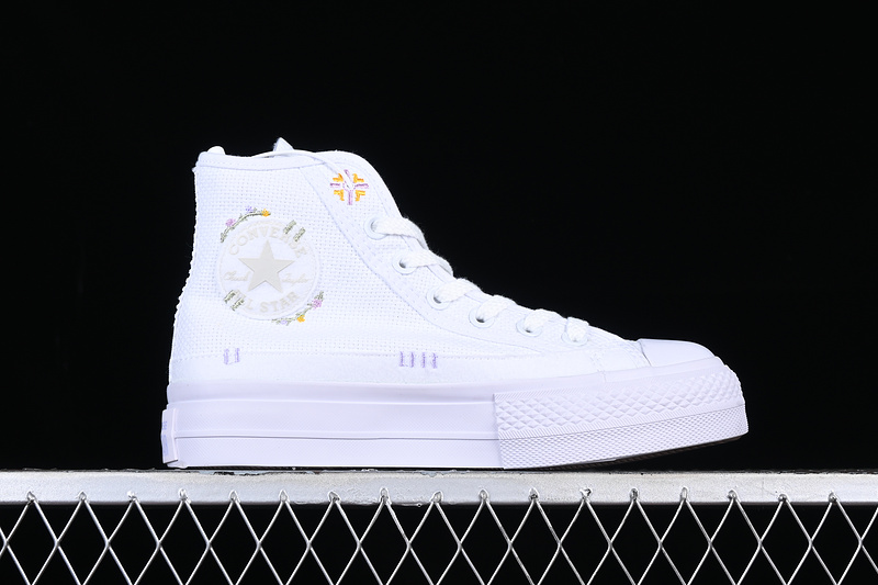 Converse All Star Chuck Taylor Platform High Autumn White/Moonstone Violet/Mouse 11