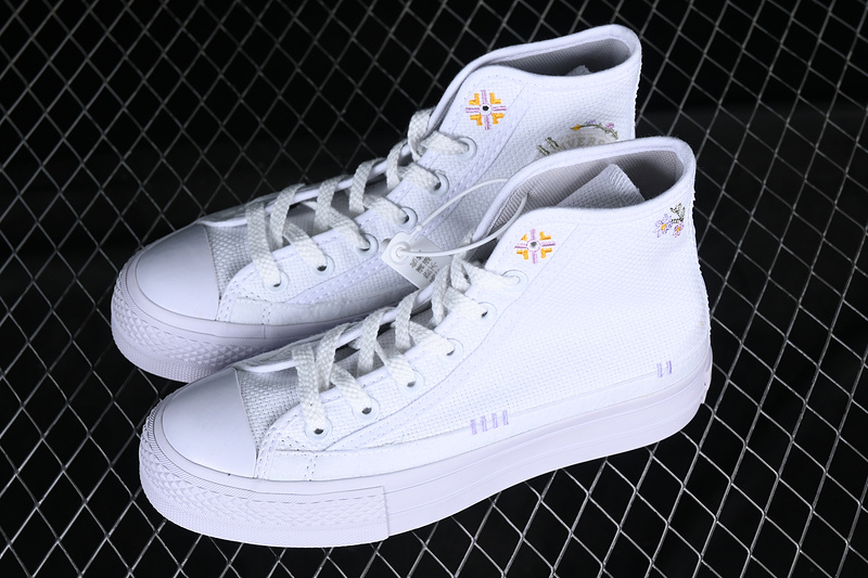 Converse All Star Chuck Taylor Platform High Autumn White/Moonstone Violet/Mouse 13