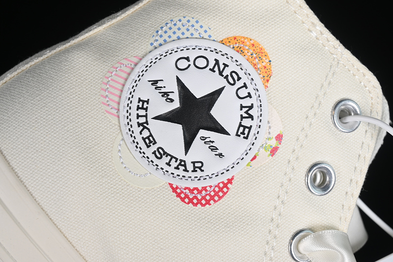 Converse Chuck Taylor All Star High Egret/Sunrise Pink/Black 33