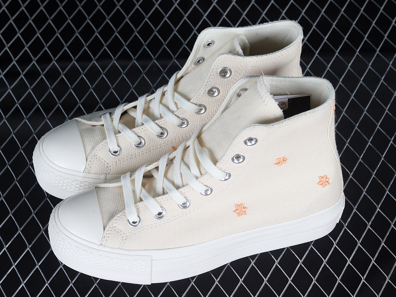 Chuck Taylor All Star Lift Hi Beige 5