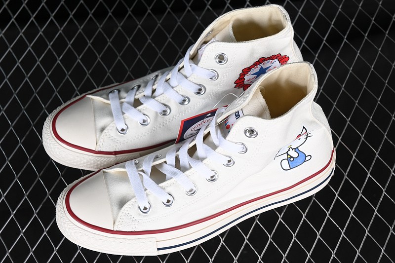 Converse Chuck All Star White/Grey/Red/Black 13