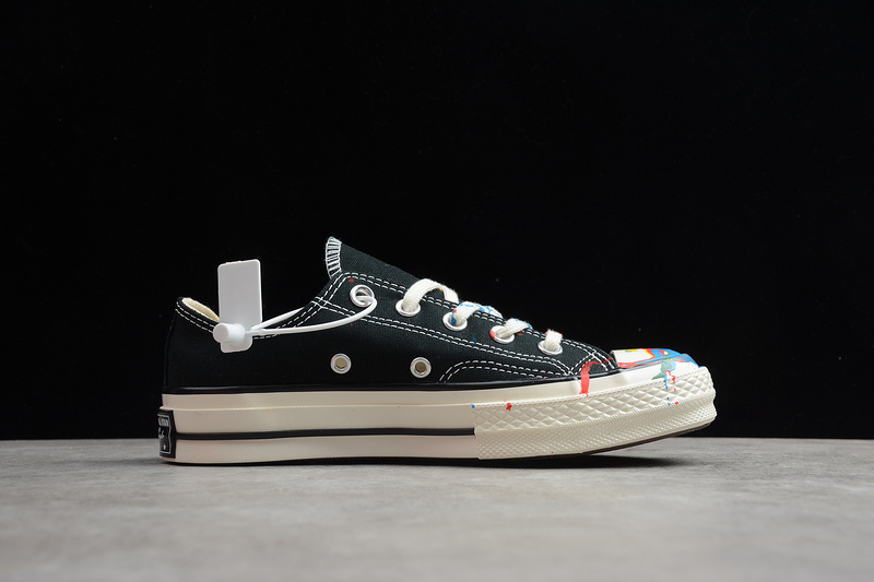 Chuck Taylor All-Star 70S Low Black/Multi-Color/Egret 5