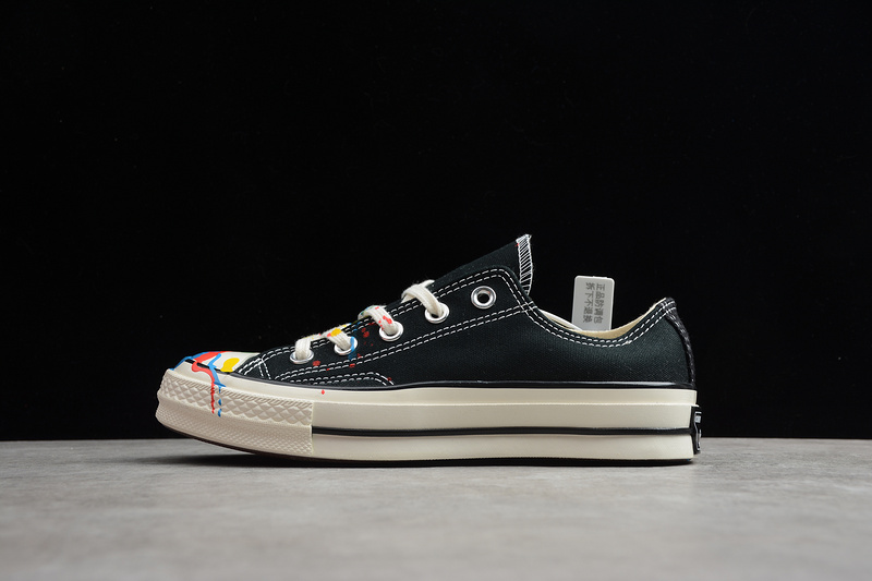 Chuck Taylor All-Star 70S Low Black/Multi-Color/Egret 9