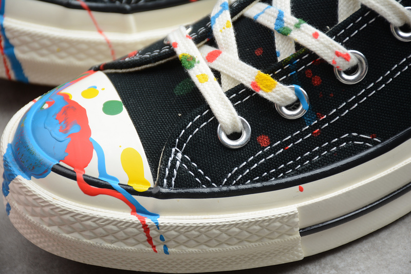 Chuck Taylor All-Star 70S Low Black/Multi-Color/Egret 11