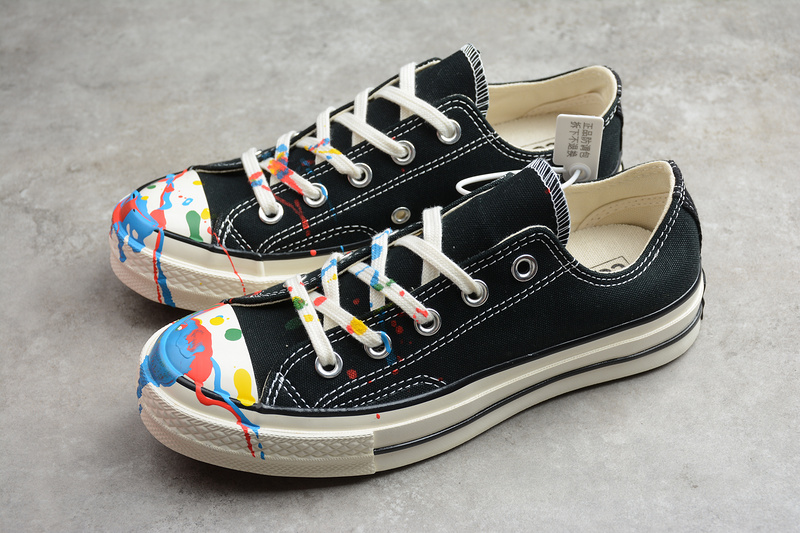 Chuck Taylor All-Star 70S Low Black/Multi-Color/Egret 15