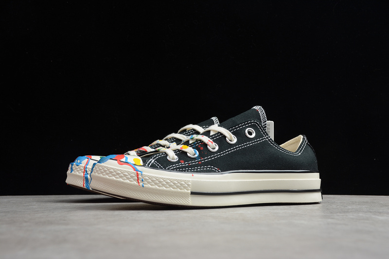 Chuck Taylor All-Star 70S Low Black/Multi-Color/Egret 17