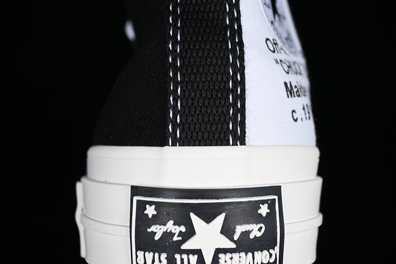 Off White X Converse 3 0 Ow Black/White 5