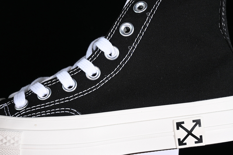 Off White X Converse 3 0 Ow Black/White 13