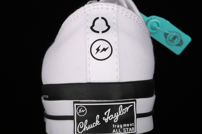 Fragment Design X Moncler X Chuck Taylor All-Star 70S Low White/Black 15