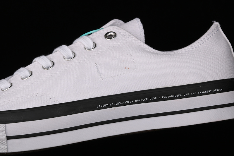 Fragment Design X Moncler X Chuck Taylor All-Star 70S Low White/Black 29