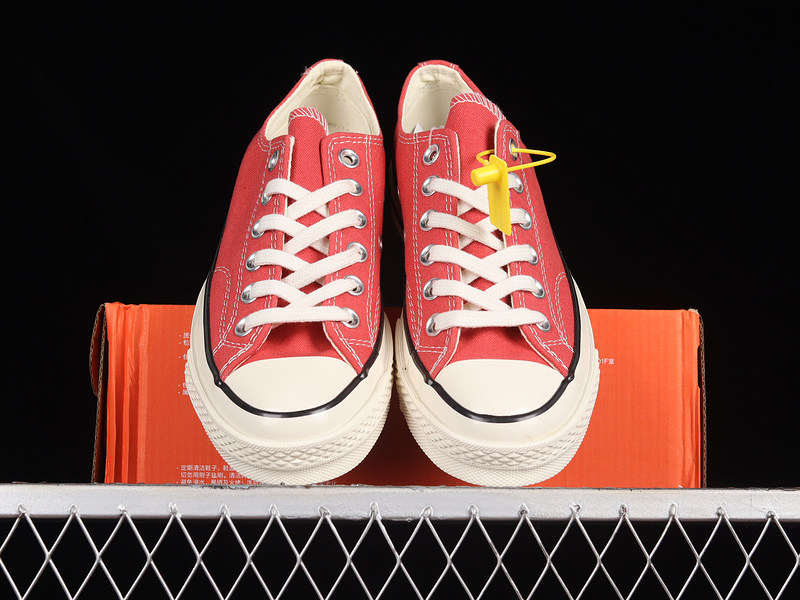 Chuck Taylor All Star 70S Low Top Rhubarb Pie/Egret/Black 13