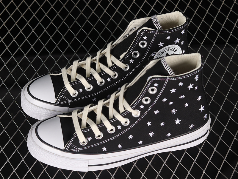 Chuck Taylor All Star High Black/Egret/Vintage White 11