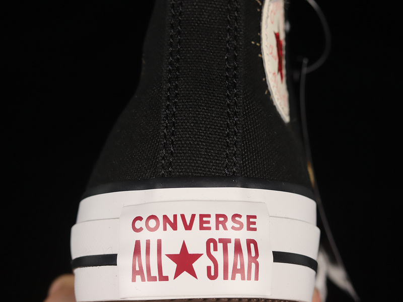 Chuck Taylor All Star High Valentine's Day 2023 Black/White/Back Alley Brick 21