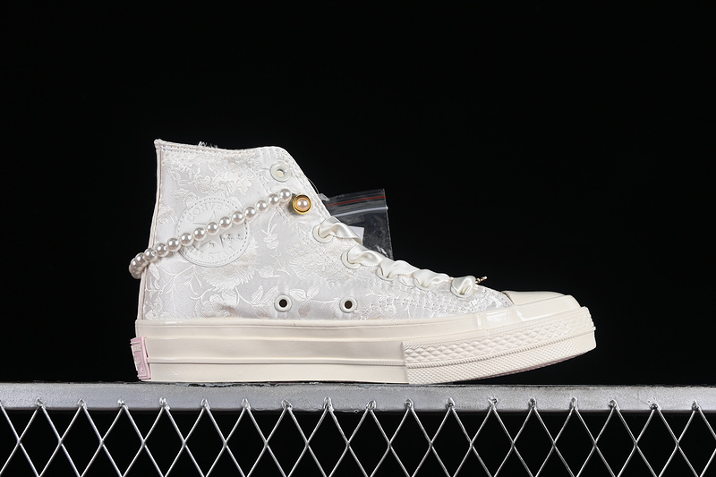 Coverse Chuck 1970S White/Pink/Silver 15