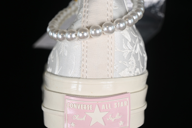 Coverse Chuck 1970S White/Pink/Silver 31