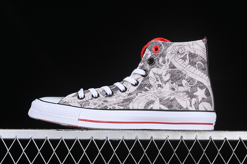 Converse All Star 2024 White/Grey/Red 27