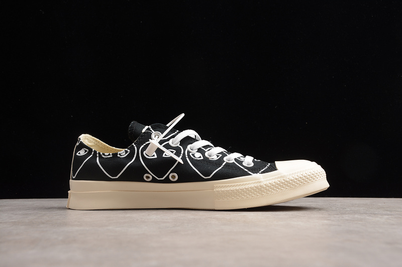 Play Cdg X Chuck Taylor 1970S Jpn Black/Red 5