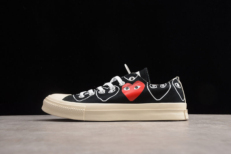 Play Cdg X Chuck Taylor 1970S Jpn Black/Red 17