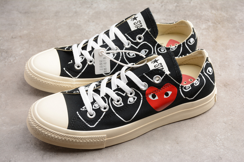 Play Cdg X Chuck Taylor 1970S Jpn Black/Red 27