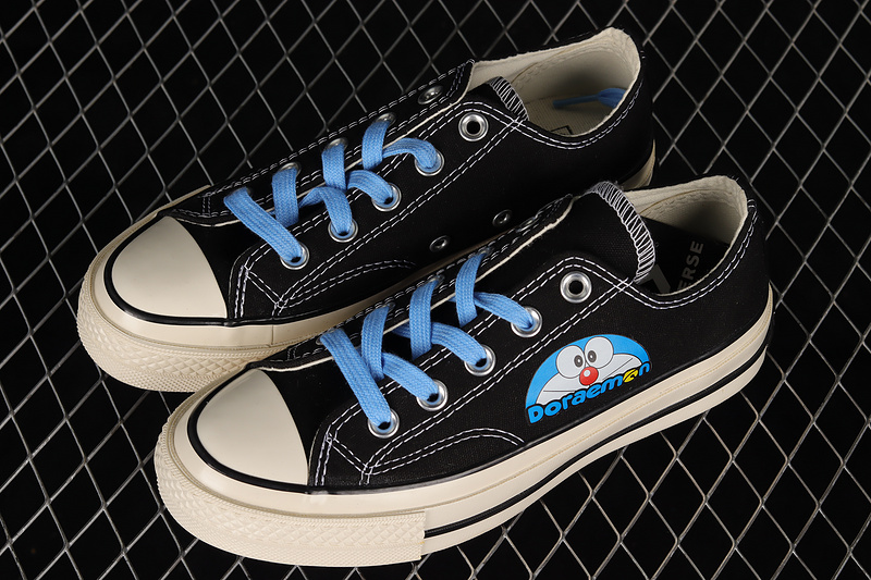 Chuck Taylor All-Star 70S Low X Doraemon Classic Low Top Black/Blue/Egret 17