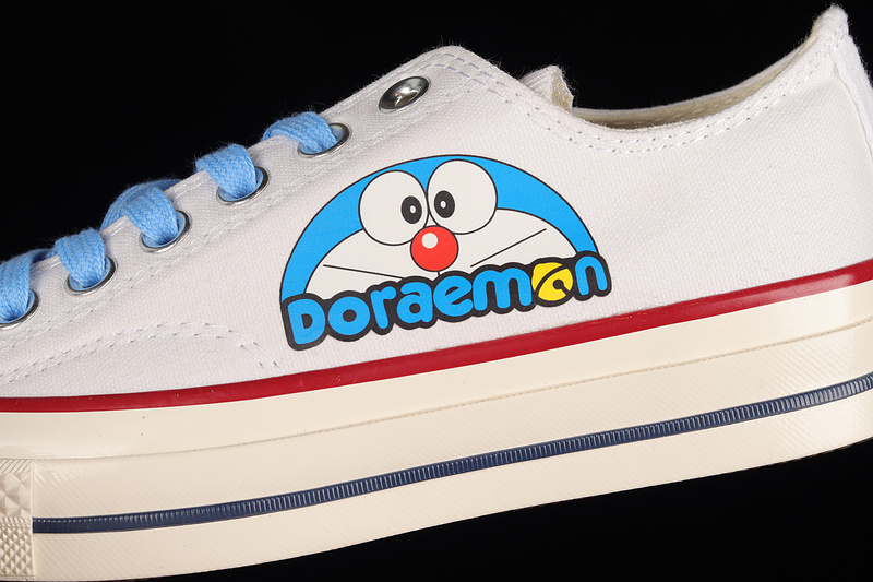 Chuck Taylor All-Star 70S Low X Doraemon Classic Low Top White/Blue/Red 15