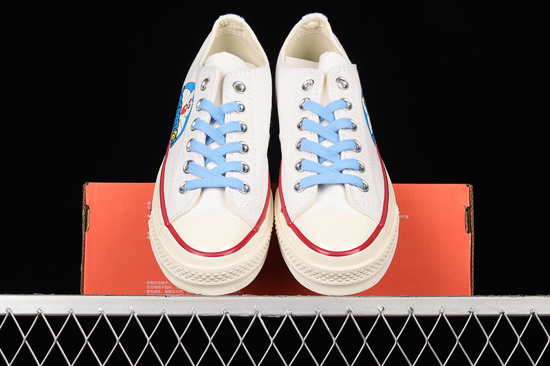 Chuck Taylor All-Star 70S Low X Doraemon Classic Low Top White/Blue/Red 25