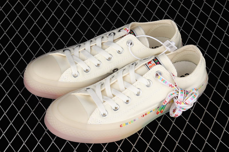 Chuck Taylor 70S All-Star Low Rainbow Off White/Multi-Color 13